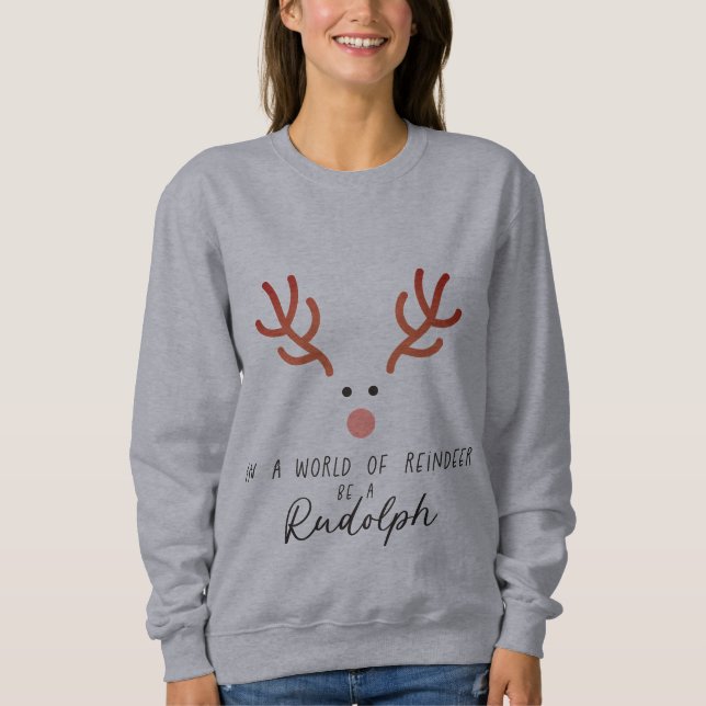Sudadera Rudolph Sweat Shirt de las mujeres (Anverso)