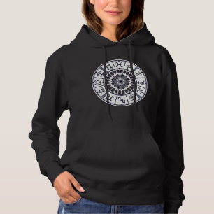 Sudadera Rueda de Mandala de Signos del Zodiaco Celeste Art