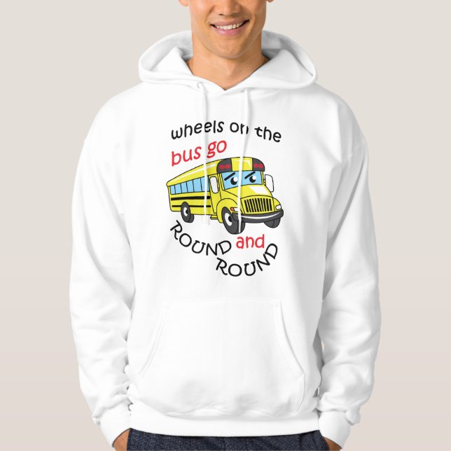 Sudadera Ruedas en el bus (Anverso)