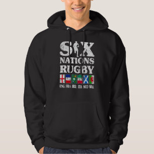 Sudadera Rugby 6 Naciones Inglaterra Francia Irlanda Italia