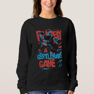 Sudadera Rugby A Gentleman's Game Rugger Player Coach Athle