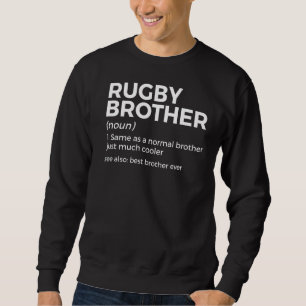 Sudadera Rugby Brother Definition Best Brother