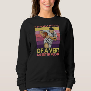Sudadera Rugby De Mujeres Cita A Una Orgullosa Madre De Un