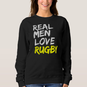 Sudadera Rugby diciendo que los hombres del club de rugby '