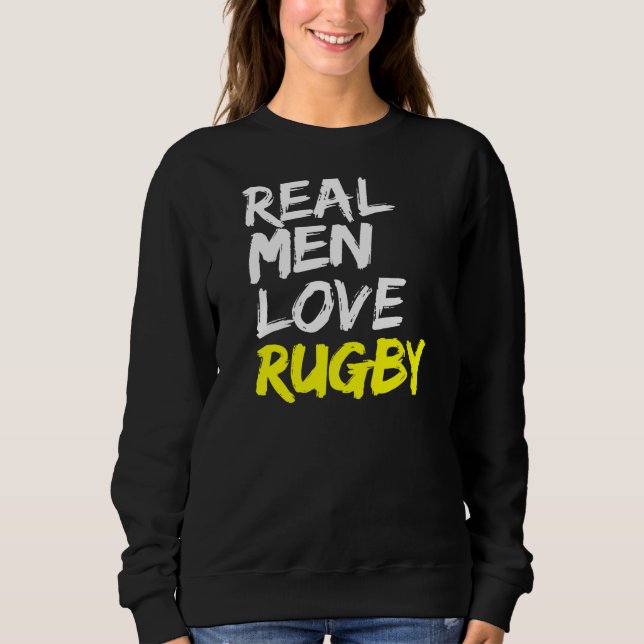 Sudadera Rugby diciendo que los hombres del club de rugby ' (Anverso)