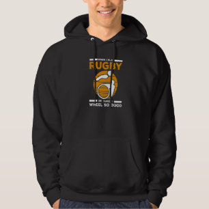 Sudadera Rugby en Silla de Ruedas Rueda Tan Buena Jugar Rug