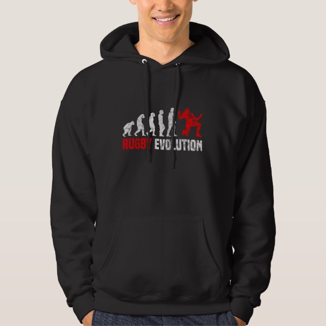 Sudadera Rugby Evolution Hoodie Rugby Coach Hoodie Rugby (Anverso)