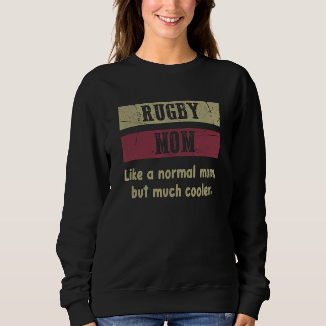 Sudadera Rugby Mom Definition Orgullosa Mamá (Anverso)