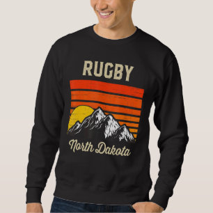 Sudadera Rugby North Dakota Retro City State Vintage Usa