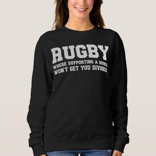Sudadera Rugby Para Jugadores De Rugby Entrenadores Árbitro (Anverso)