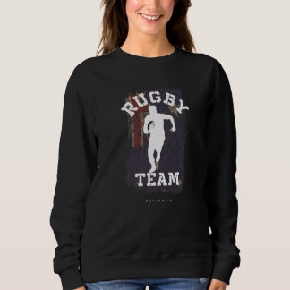 Sudadera Rugby Player Australia Flag Sports Ball Rugby