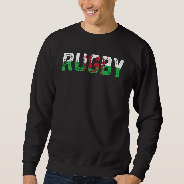 Sudadera Rugby Wales Welsh Pride Flag (Anverso)