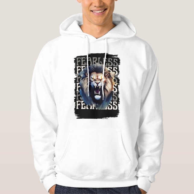 Sudadera Rugido sin miedo – León audaz  (Anverso)