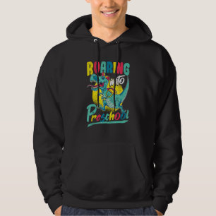 Sudadera Rugiendo en el dinosaurio de preescolar Rex Volver