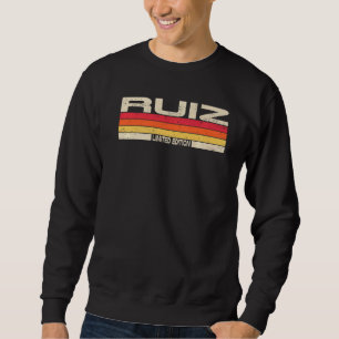 Sudadera Ruiz Apellido Birthday Family Reunion Sunse de los