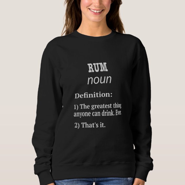 Sudadera Rum Rum Fan Fake Definition (Anverso)
