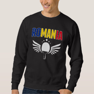Sudadera Rumania Ping Pong partidarios del tenis de mesa