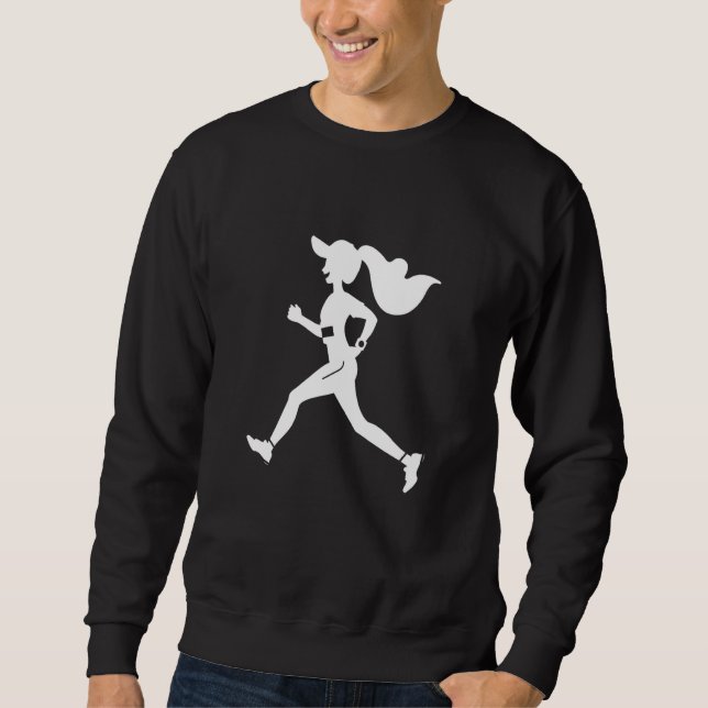 Sudadera Runner Girl Cartoon Style Jogging for Girls (Anverso)