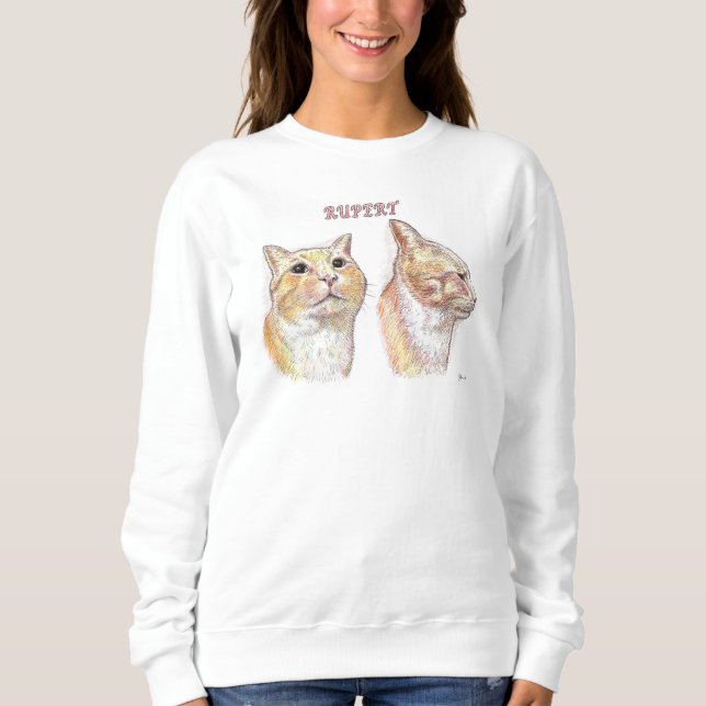 Sudadera Rupert el gato (Anverso)
