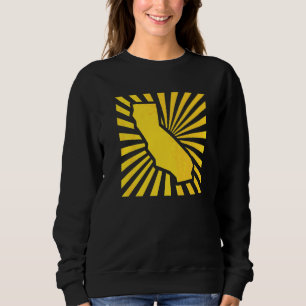 Sudadera Ruptura de color mostaza y marrón de San Diego Cal