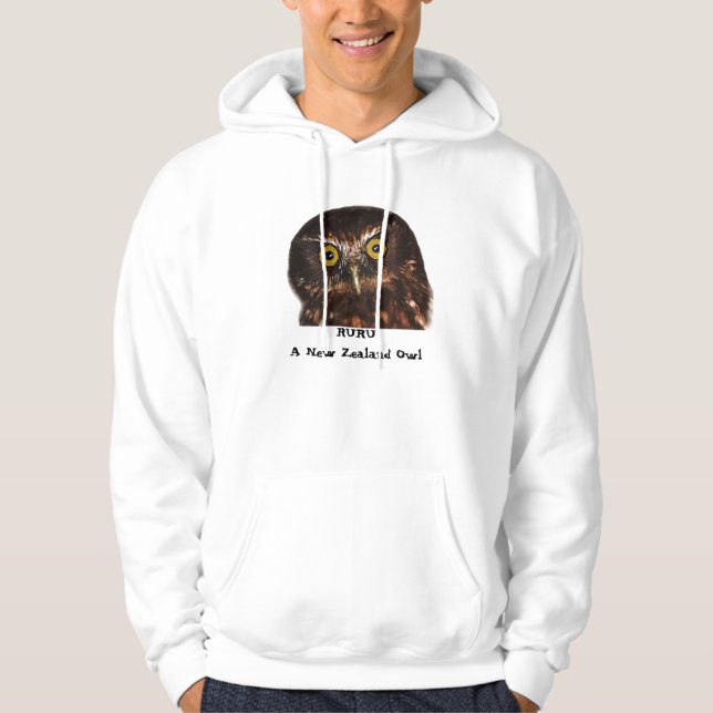 Sudadera RURU, un búho de Nueva Zelanda (Anverso)