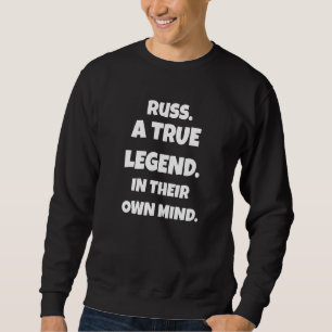 Sudadera Russ Es Una Verdadera Leyenda En Su Mente Para Los