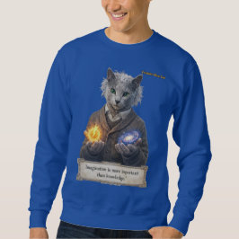Sudadera Russian Blue Einstein Cat - Imagination
