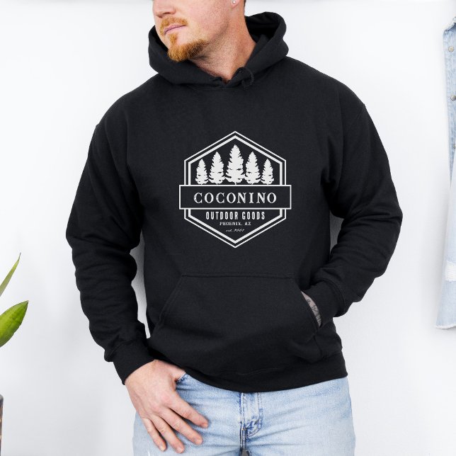 Sudadera Rustic Masculine Forest Mountains Outdoors (Subido por el creador)