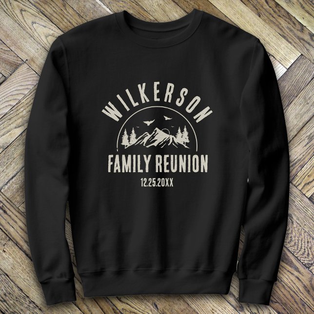 Sudadera Rústica familia Reunión Cabina Woods Retro (Subido por el creador)
