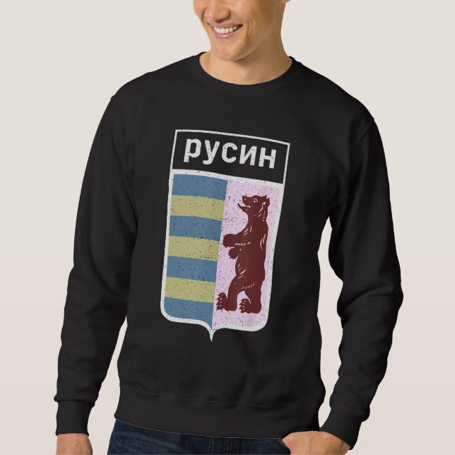 Sudadera Rusyn Carpatho Slavic etnia Carpathiana diáspora R (Anverso)