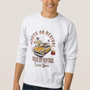 SUDADERA RUTA 66 REVIVENCIA - COMBUSTIBLE POR VINTAGE - AIR