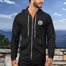 Sudadera Ruta 66 Rótulo o imagen Personalizado
