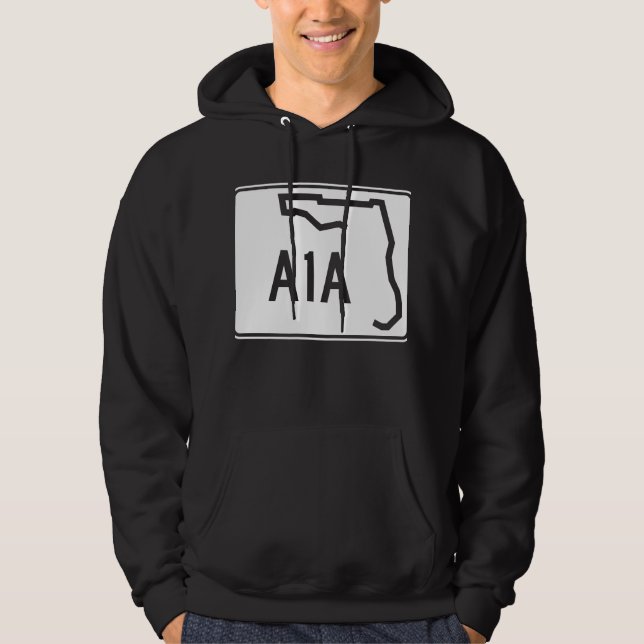 Sudadera Ruta A1A del estado de la Florida (Anverso)