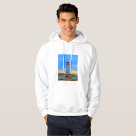 Sudadera Ruta del faro de la camiseta de la ensenada de Peg
