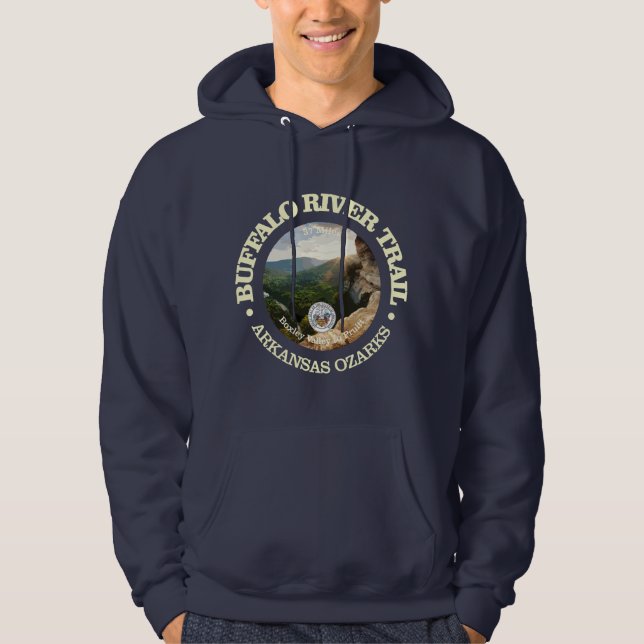 Sudadera Ruta del río Búfalo (rd) (Anverso)