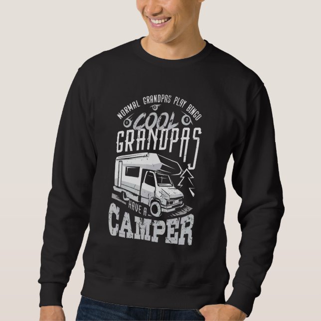 Sudadera RV Camping Motorhome Guay Grandpas Tienen Camper (Anverso)