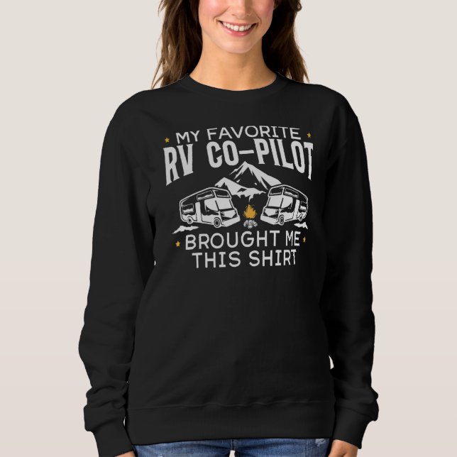 Sudadera Rv Co Piloto Motorhome Camper (Anverso)