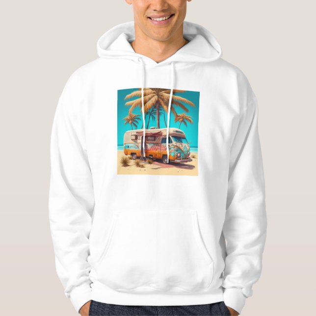 Sudadera RV Retro y Palmeras (Anverso)