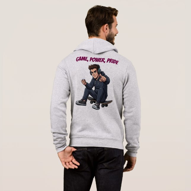 Sudadera Ryder Game Power Pride – Ropa callejera u (Reverso completo)