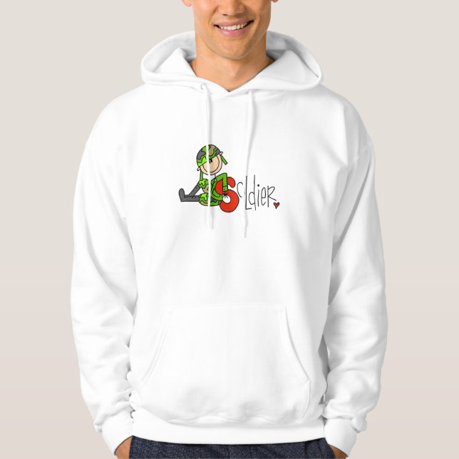 Sudadera S es para Soldado (Anverso)
