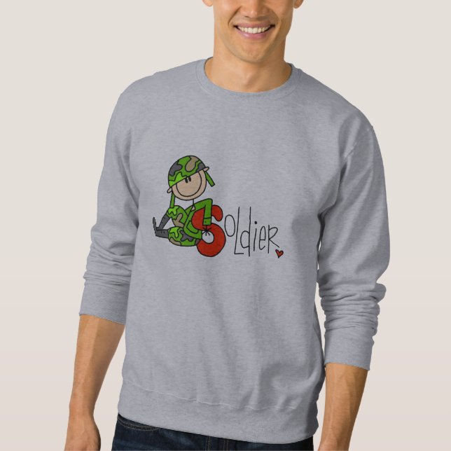 Sudadera S es para Soldado (Anverso)