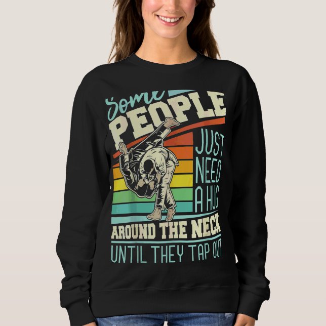 Sudadera S Ome People Acaba De Comer Un Enorme Jiu Jitsu Br (Anverso)