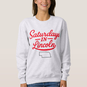 Sudadera Sábados en Lincoln Nebraska Balón de fútbol amer