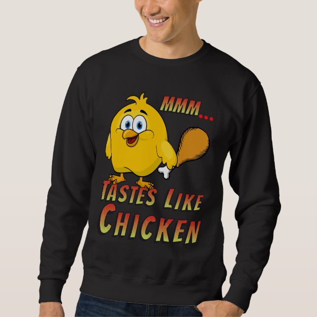 Sudadera Sabe como pollo (Anverso)