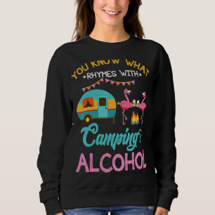 Sudadera Sabes Lo Que Rige Con El Camping Y La Cerveza Alco