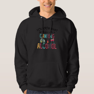Sudadera Sabes qué rima con Hippie de Alcohol de Acampada