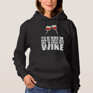 Sudadera Sabes qué rima con vino de viernes