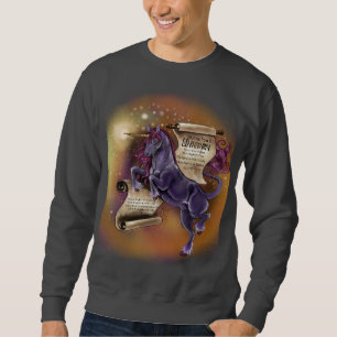 Sudadera Sabiduría de un Unicornio~sudadera básica para hom
