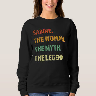 Sudadera Sabine La Mujer El Mito De La Leyenda Divertido