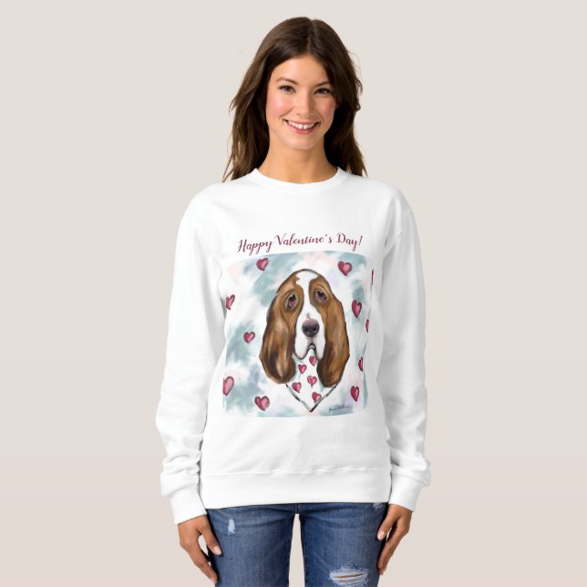 Sudadera Sabueso de orejas caídas (Anverso completo)